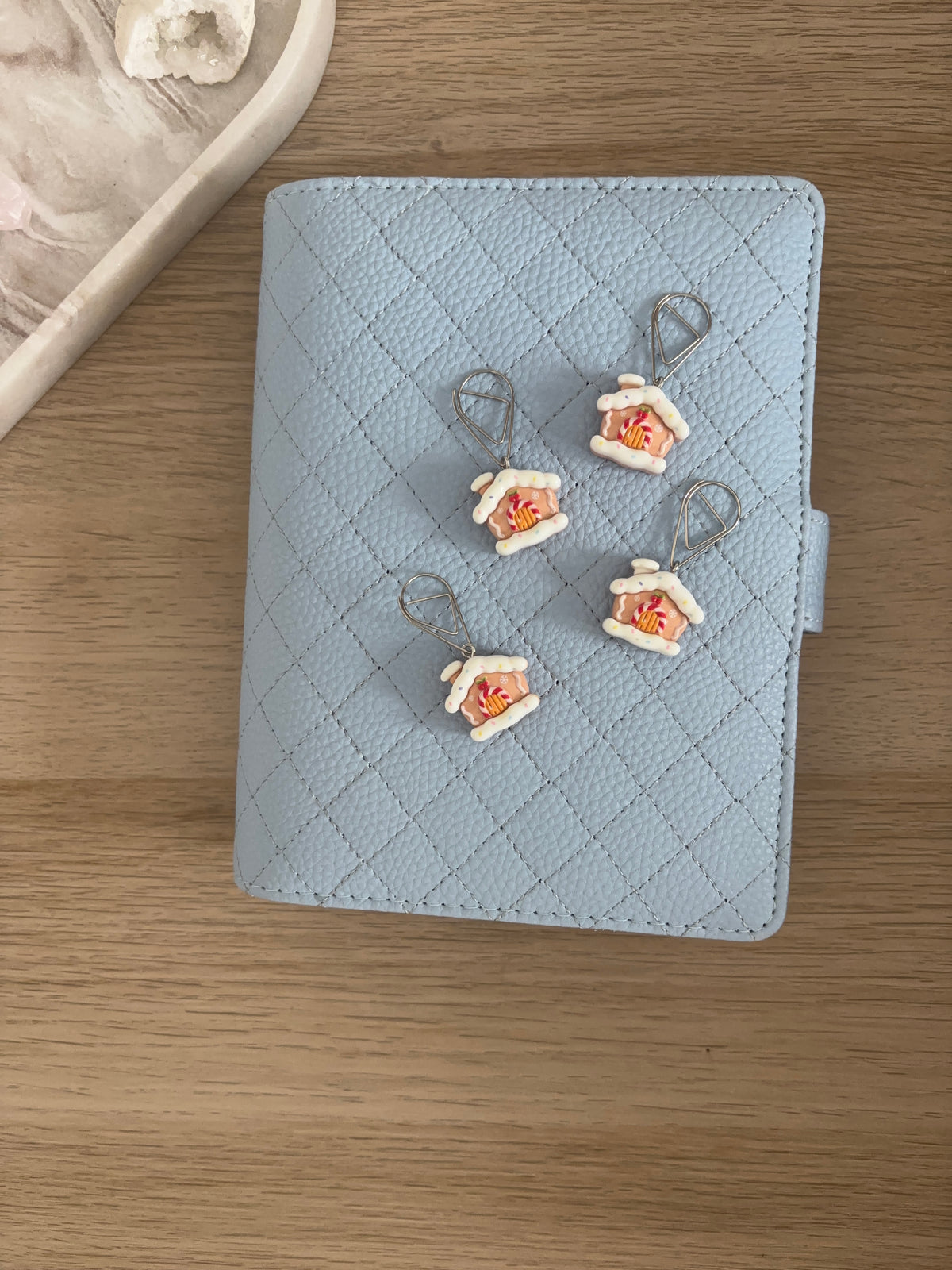 Gingerbread Cottage Binder Charm