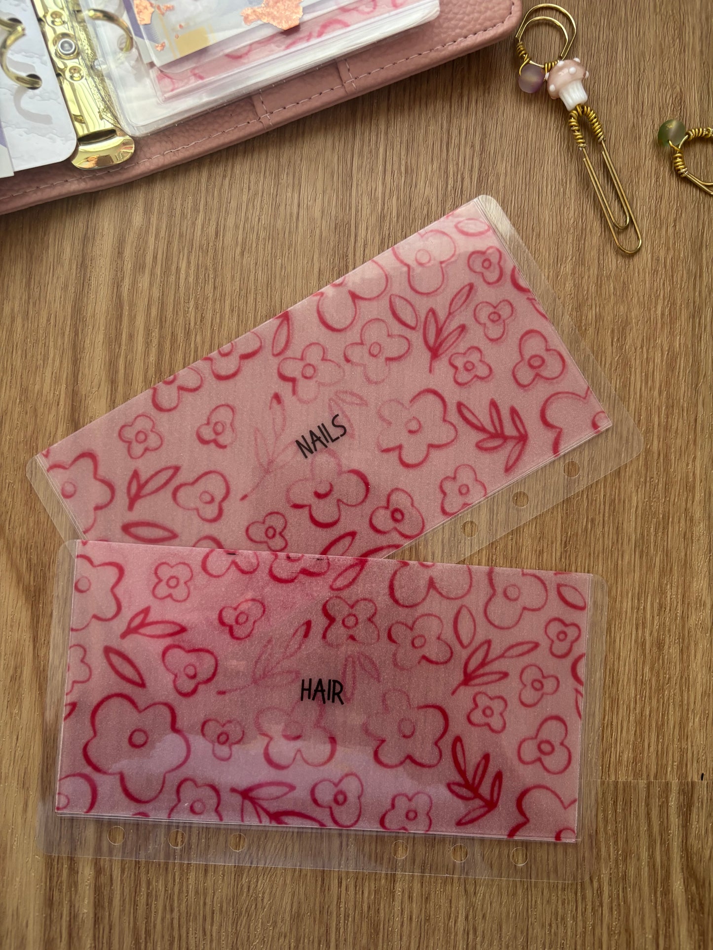Rosy Blooms Laminated Envelopes