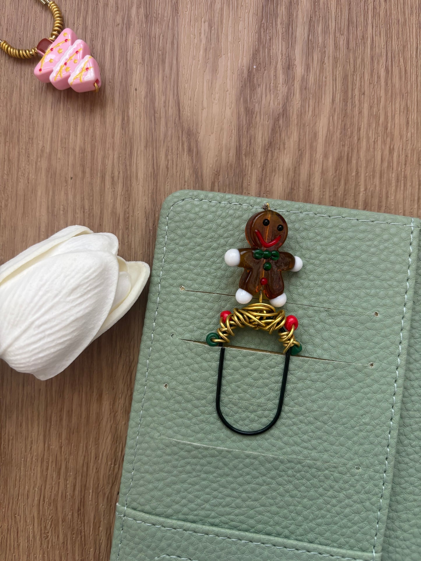 Gingerbread Joy Binder Charm