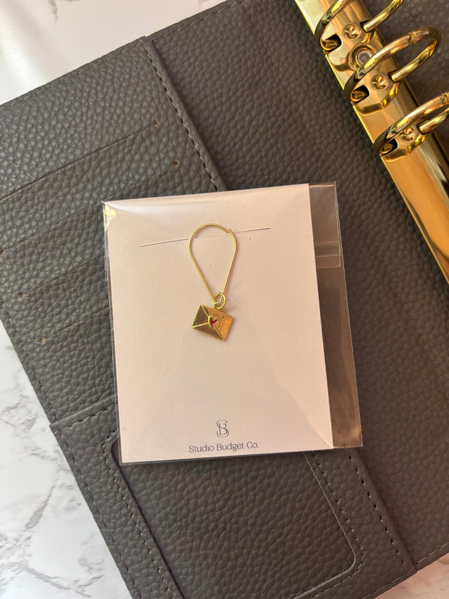 Love Letter Binder Charm