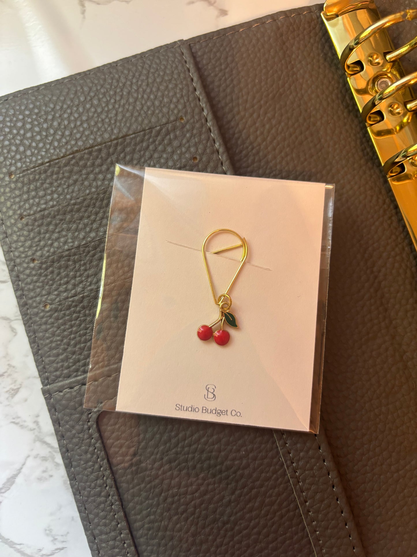 Cherry Pop Binder Charm