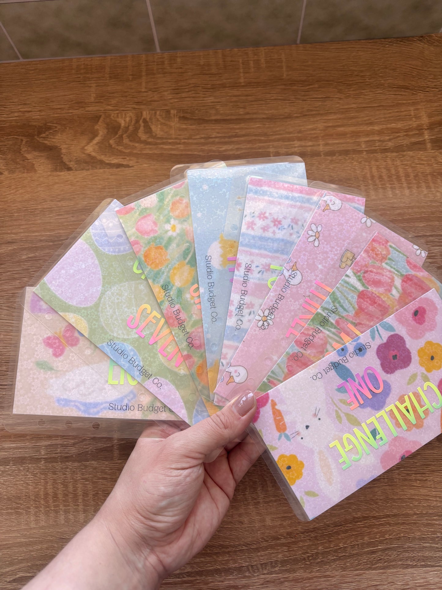 Spring Challenge Envelopes 1-8