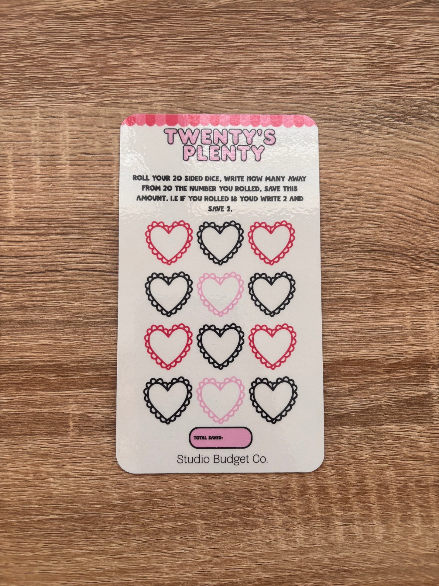 Twenty's Plenty Savings Challenge