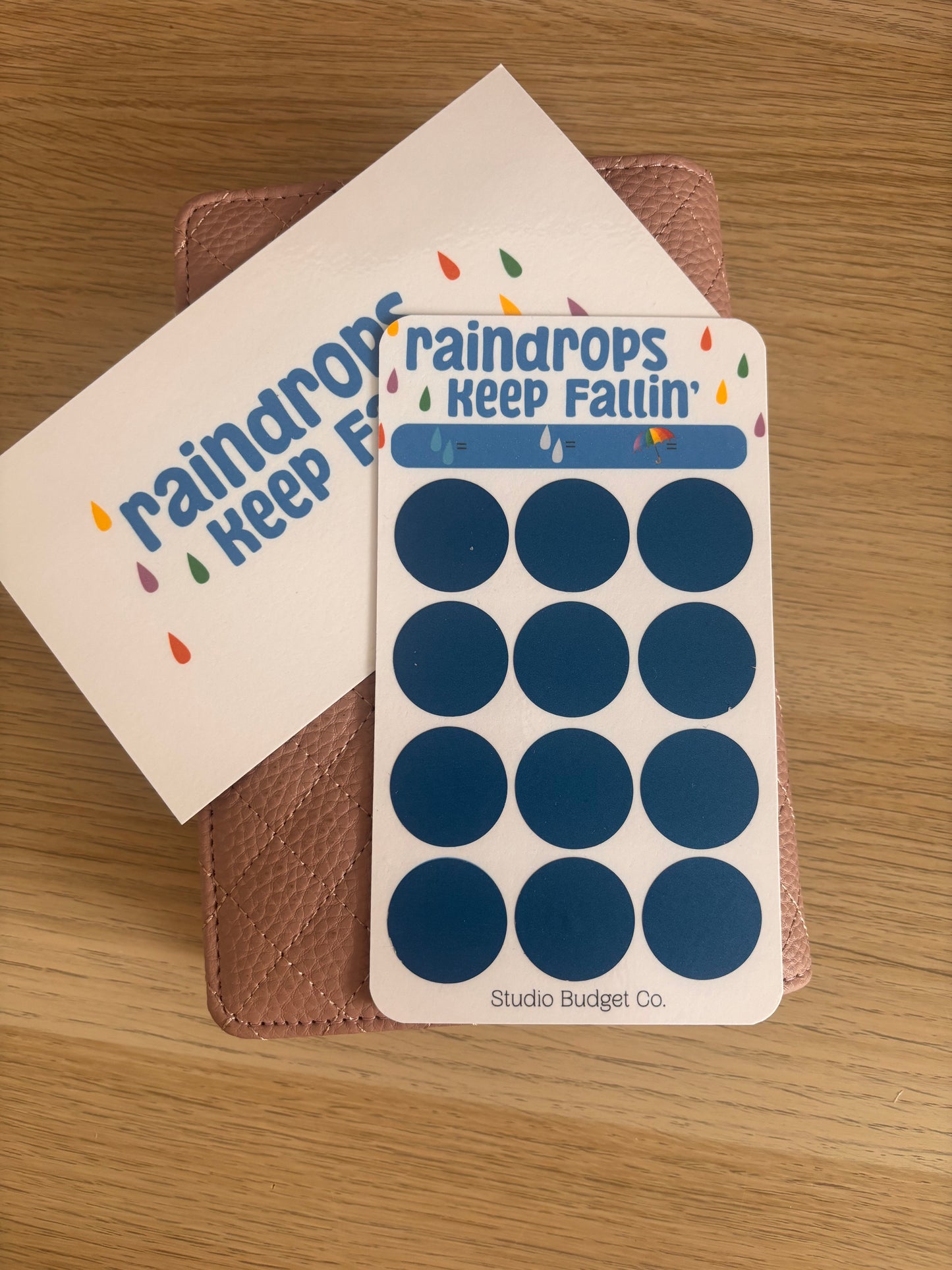 Raindrops Keep Falling Savings Challenge