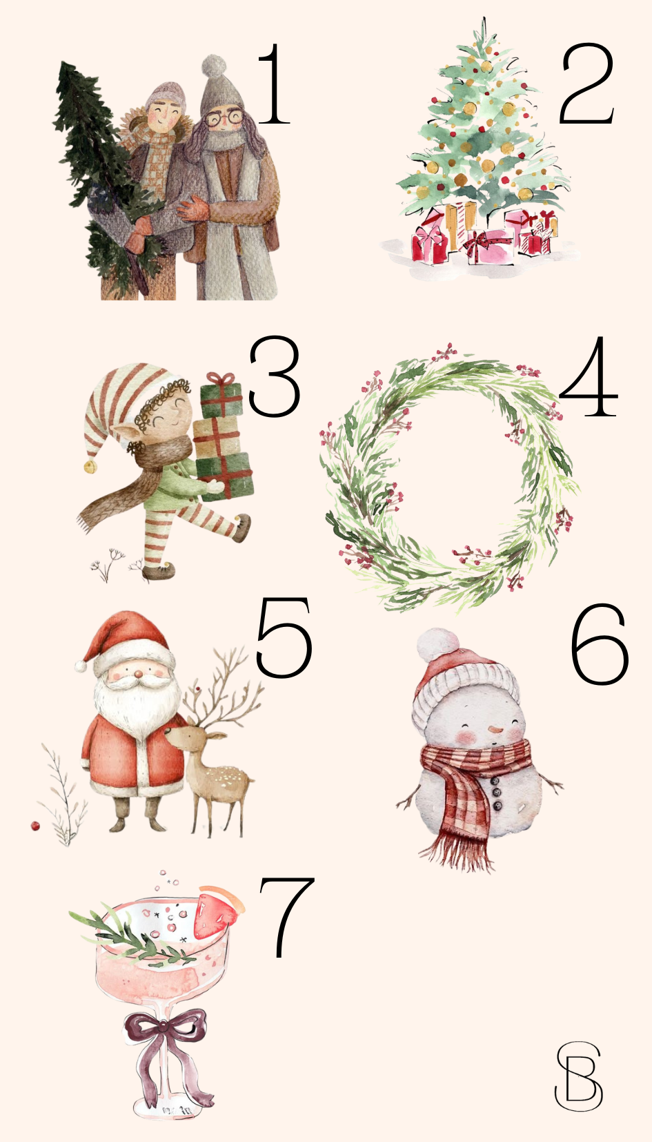 Sparkle Christmas Envelopes