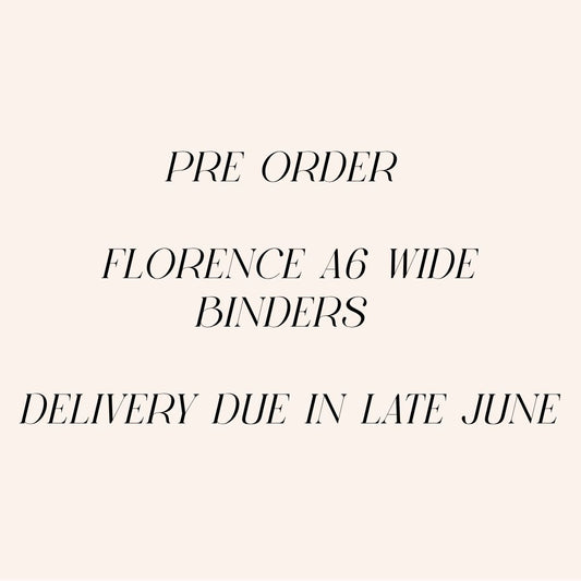The Florence A6 WIDE Binder