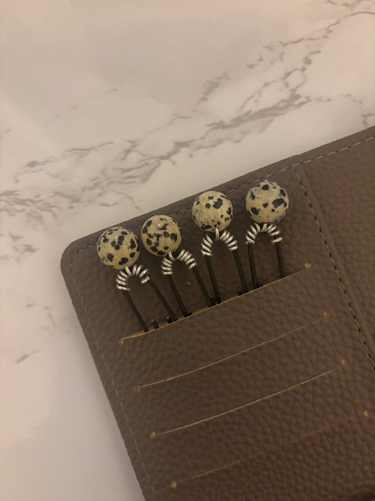 Dalmatian Print Binder Charm