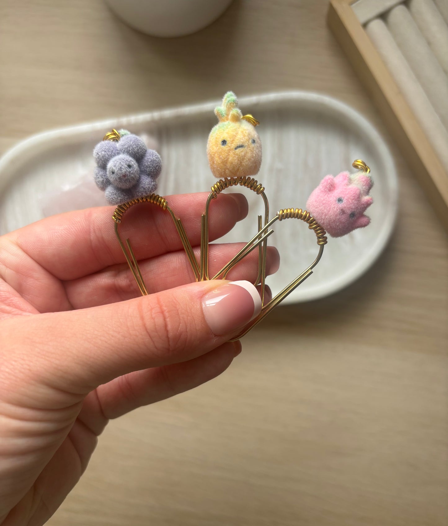 Fruit Punch Binder Clips