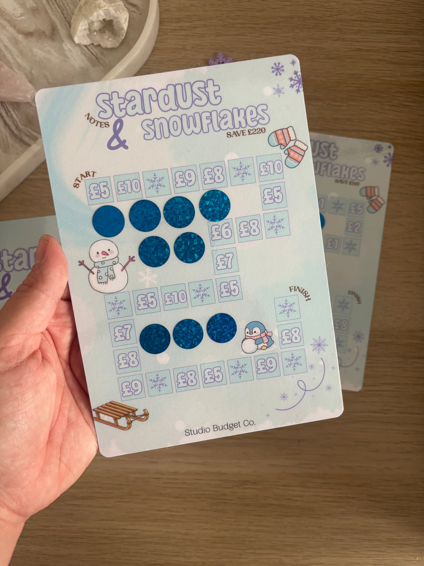 Stardust & Snowflake Savings Challenge