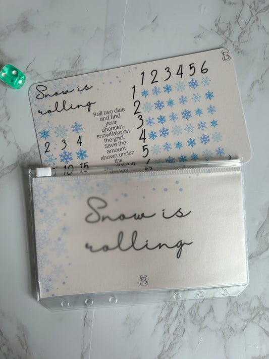 Snow Is Rolling Savings Challenge
