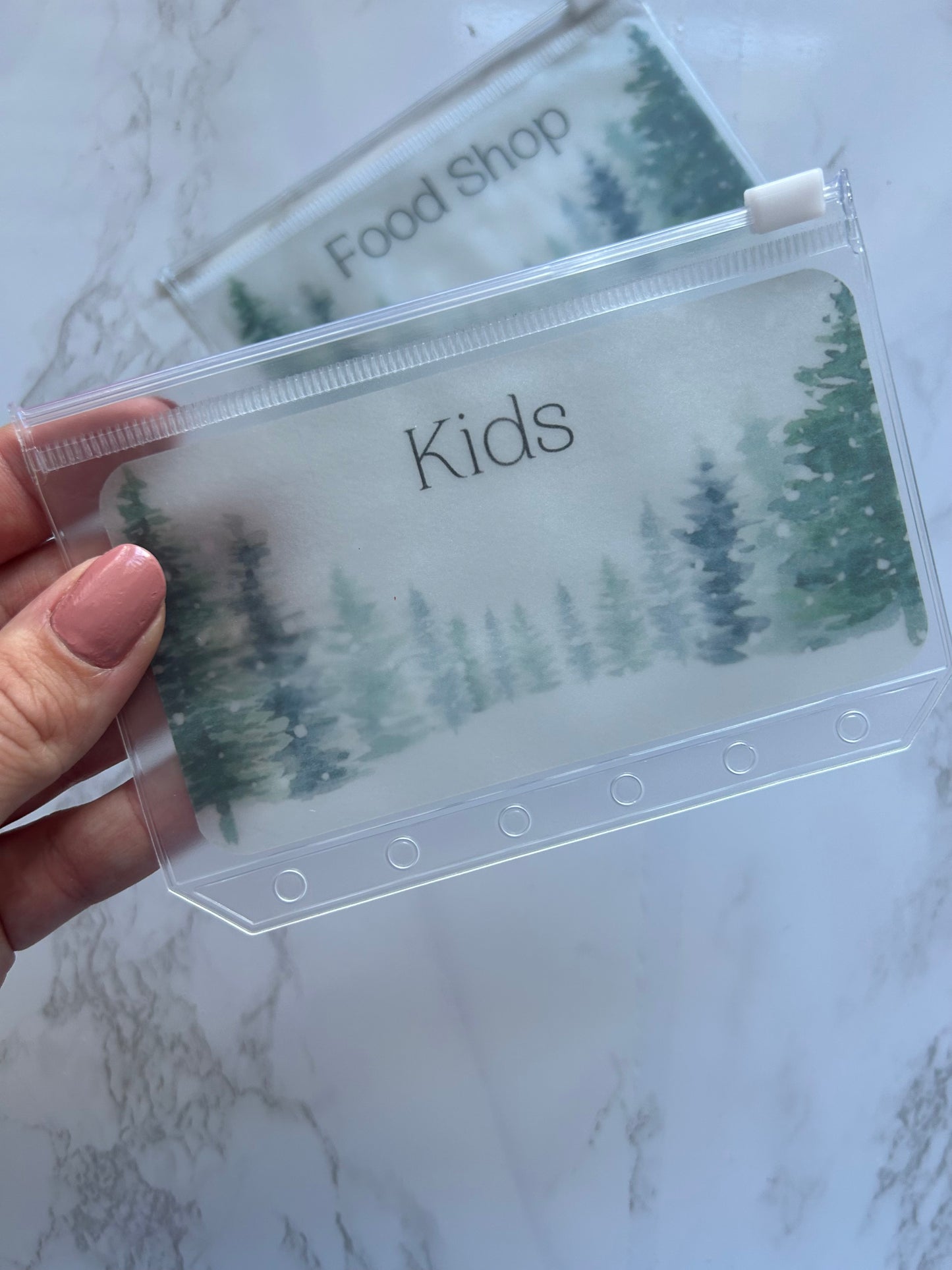 Winter A7 Cash Envelope