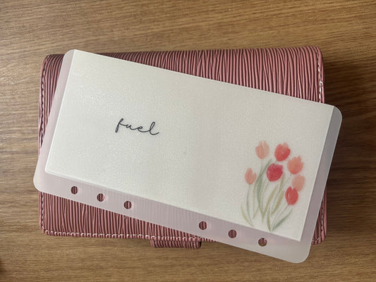Crimson Petals Vellum Cash Envelopes