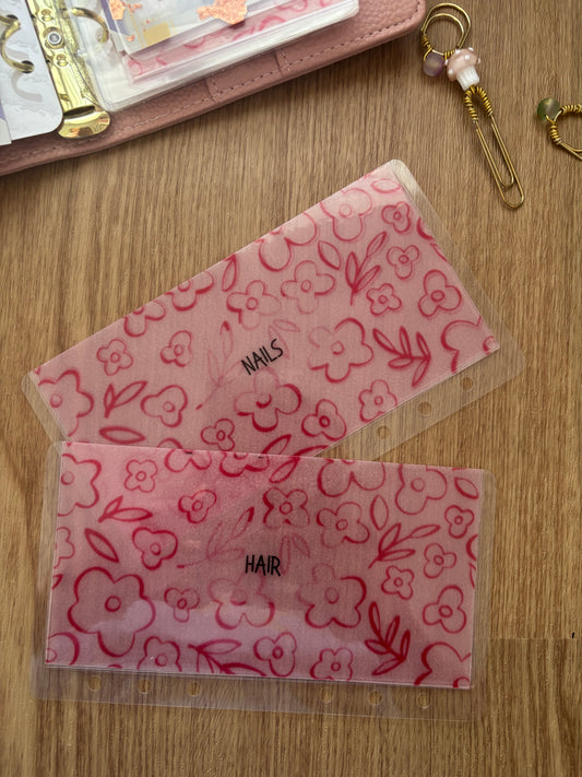 Rosy Blooms Laminated Envelopes