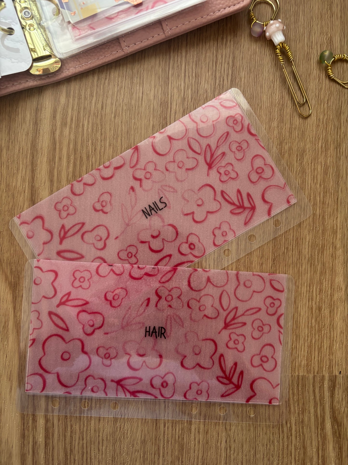 Rosy Blooms Laminated Envelopes