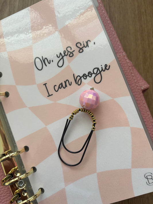 Bubblegum Boogie Binder Charm