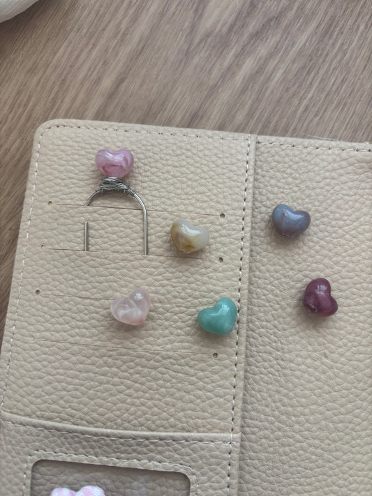 Hearts & Hugs Binder Charm