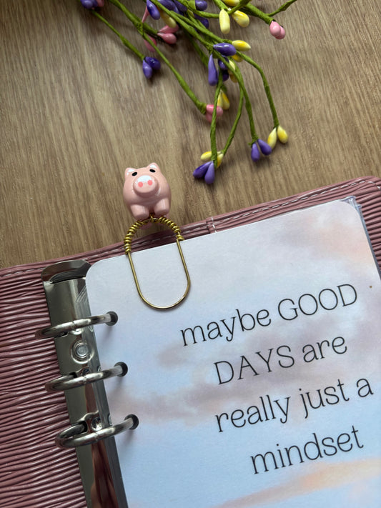 Piggy Pounds Binder Charm
