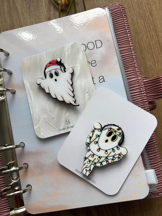 Spooky Christmas Binder Charm
