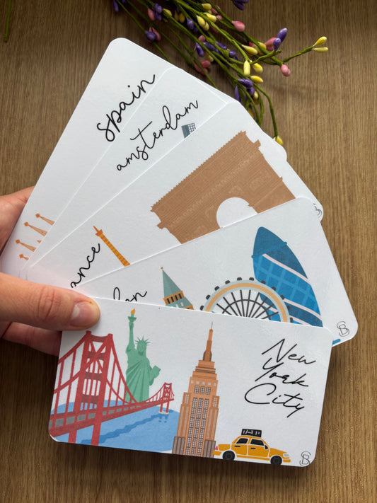 Travel Postcard Savers
