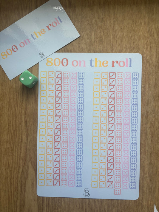 800 On The Roll A4 Challenge