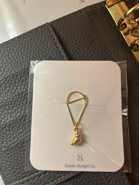 Croissant Cutie Binder Charm