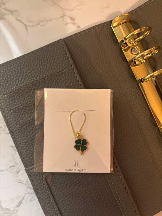 Lucky Clover Binder Charm