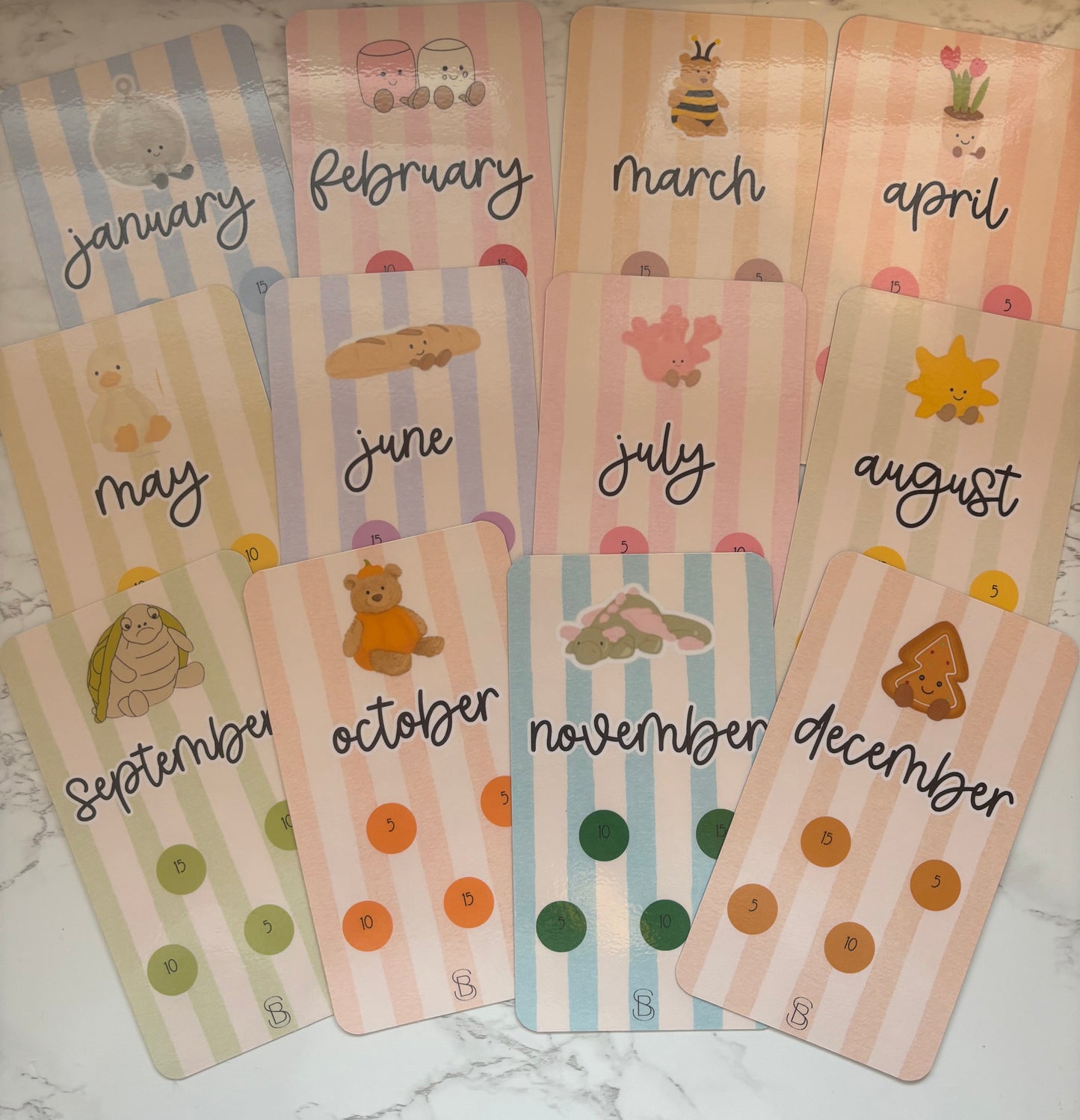 Jelly Bear Annual Saving Challenge