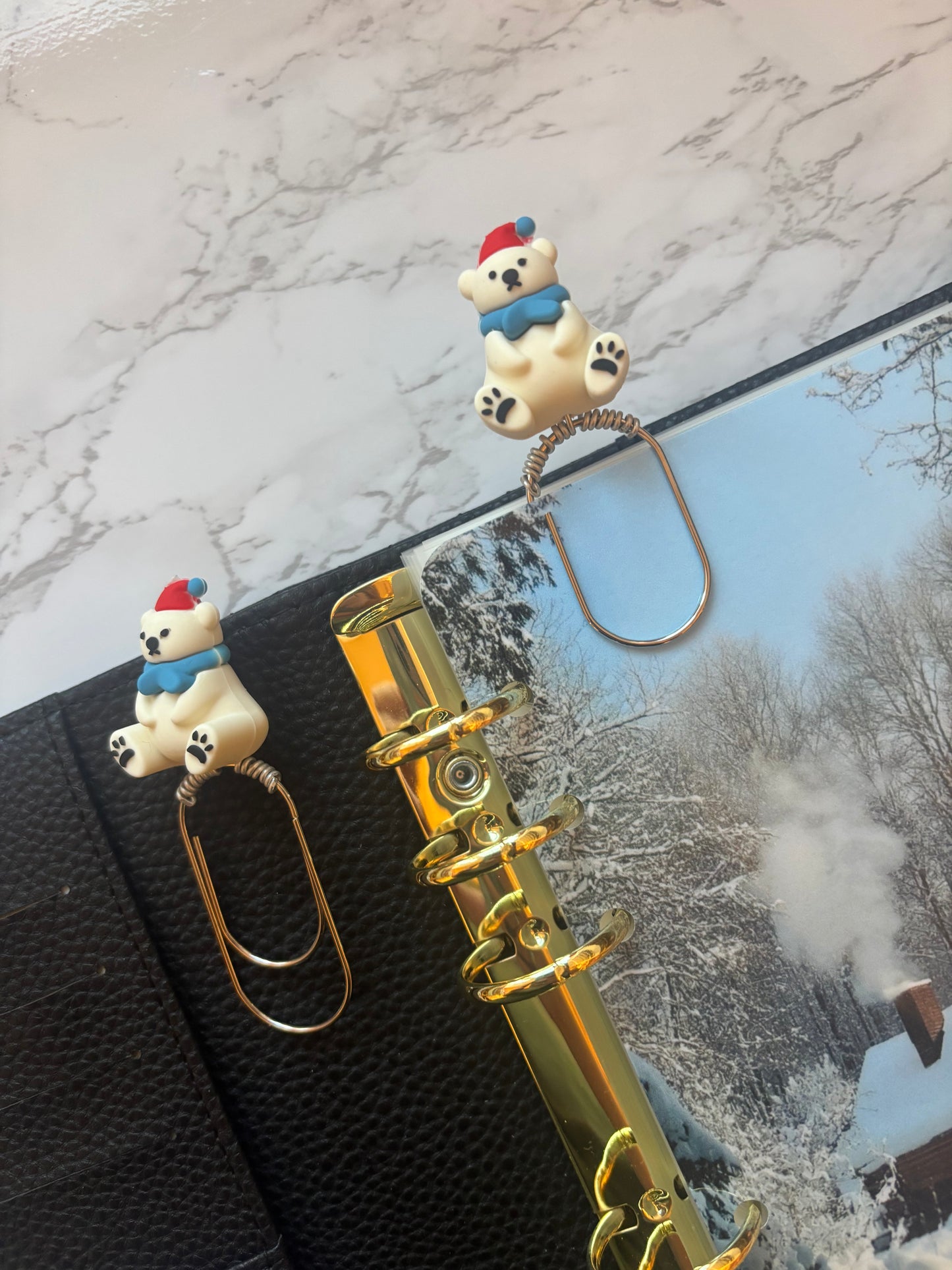 Frosty Friend Binder Charm