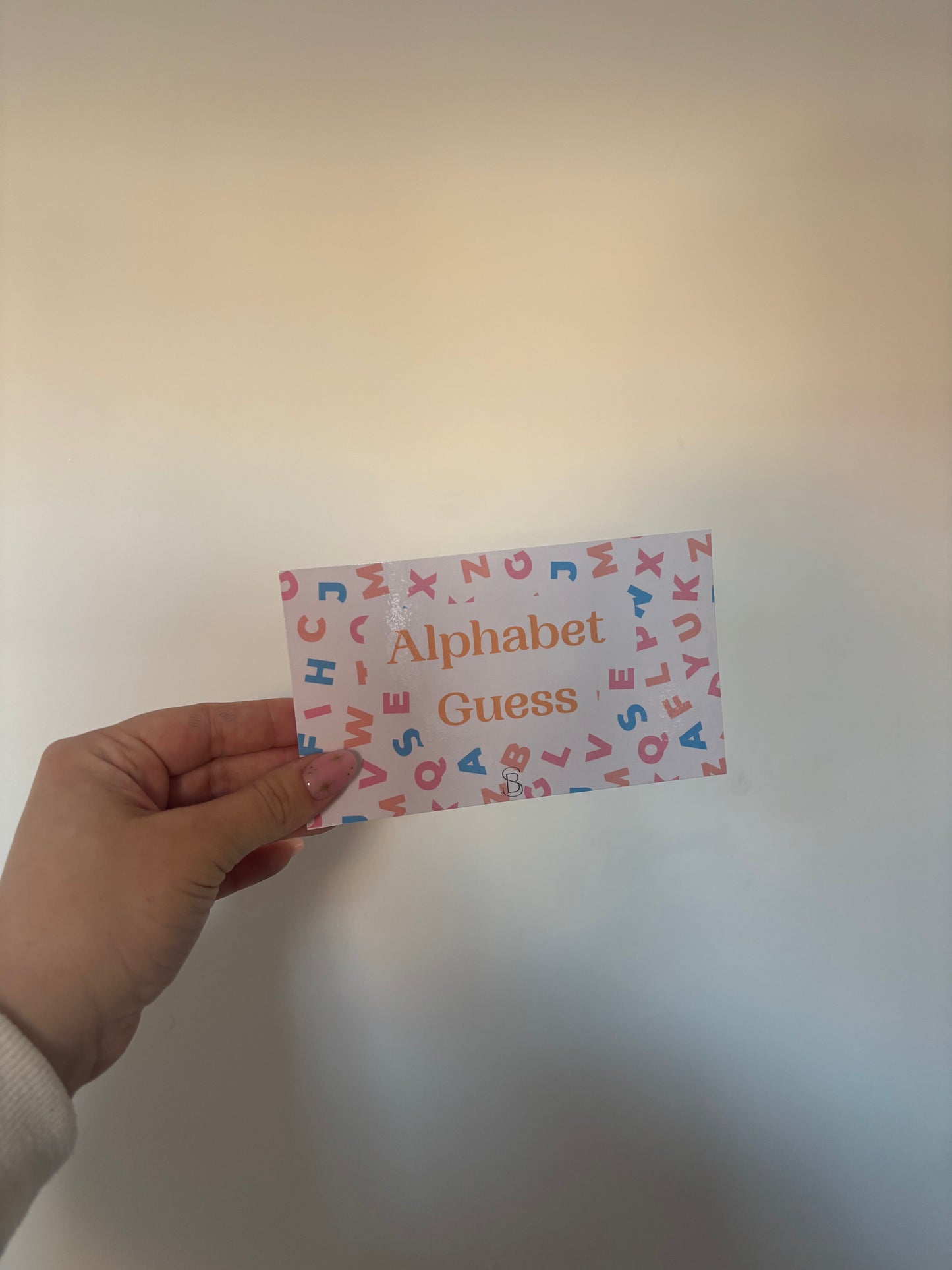 Alphabet Guess Challenge Booklet