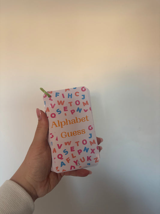 Alphabet Guess Challenge Booklet