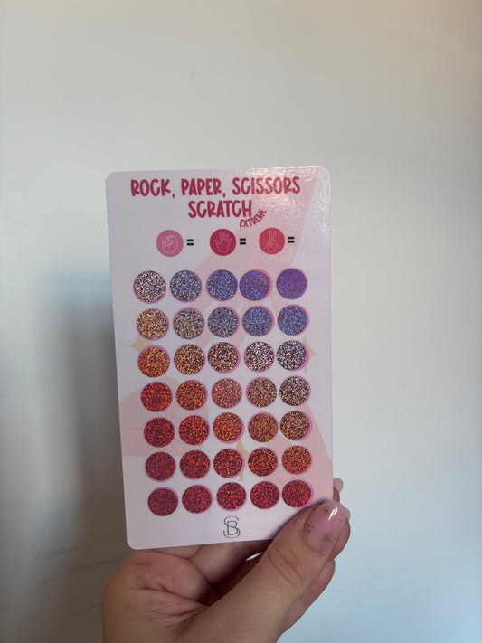 Rock, Paper, Scissors Scratch Challenge Extreme