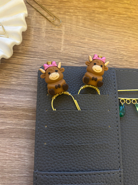 Meadow Moo Binder Charm