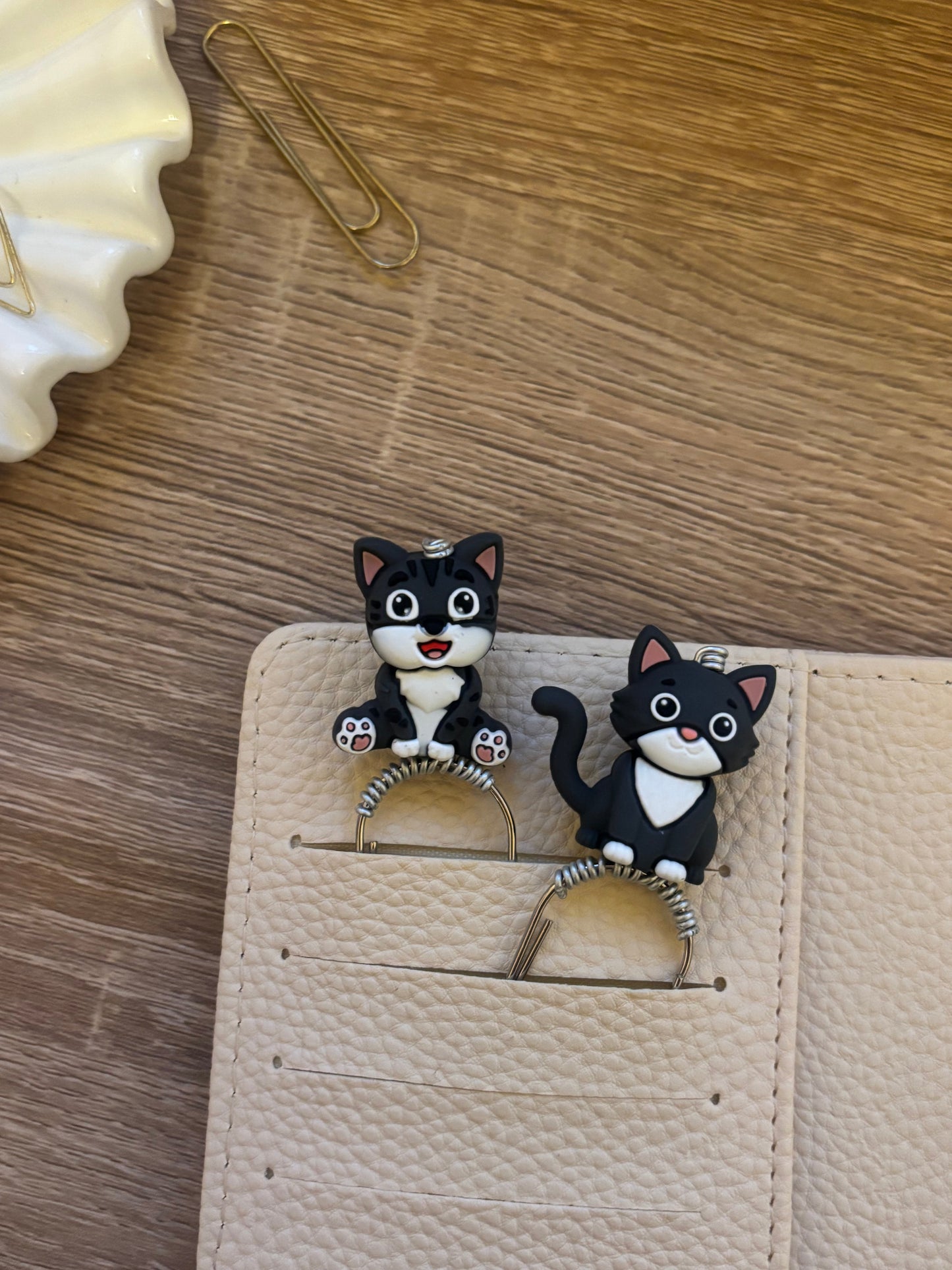 Smokey Whiskers Binder Charm