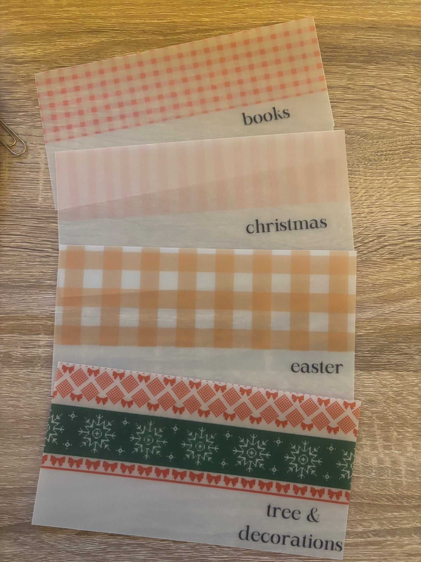 Vellum Matt Envelope Inserts