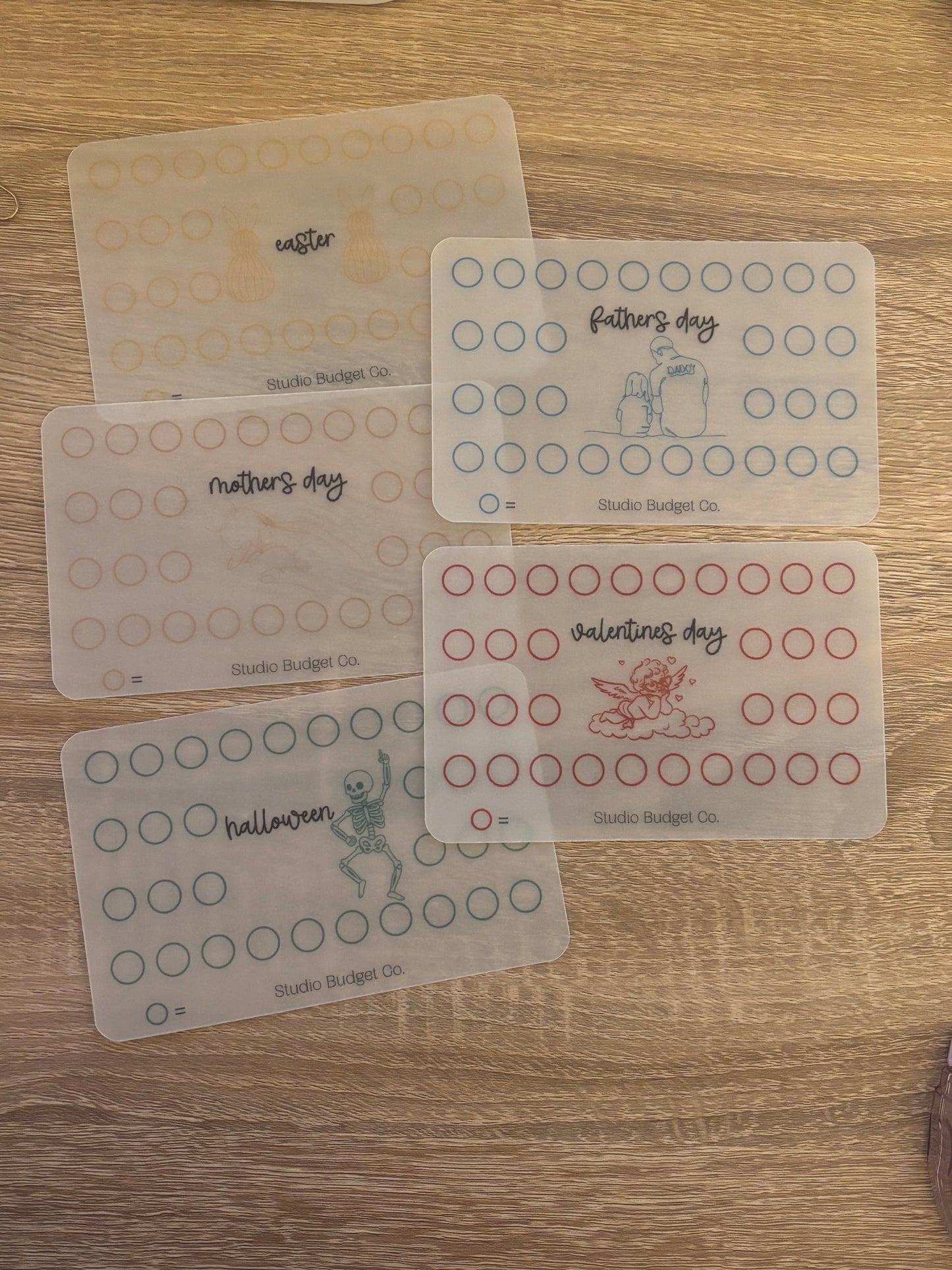 Vellum Annual Events Savings Trackers