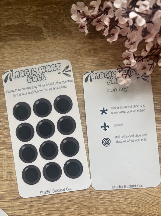 Magic What Ball Savings Challenge