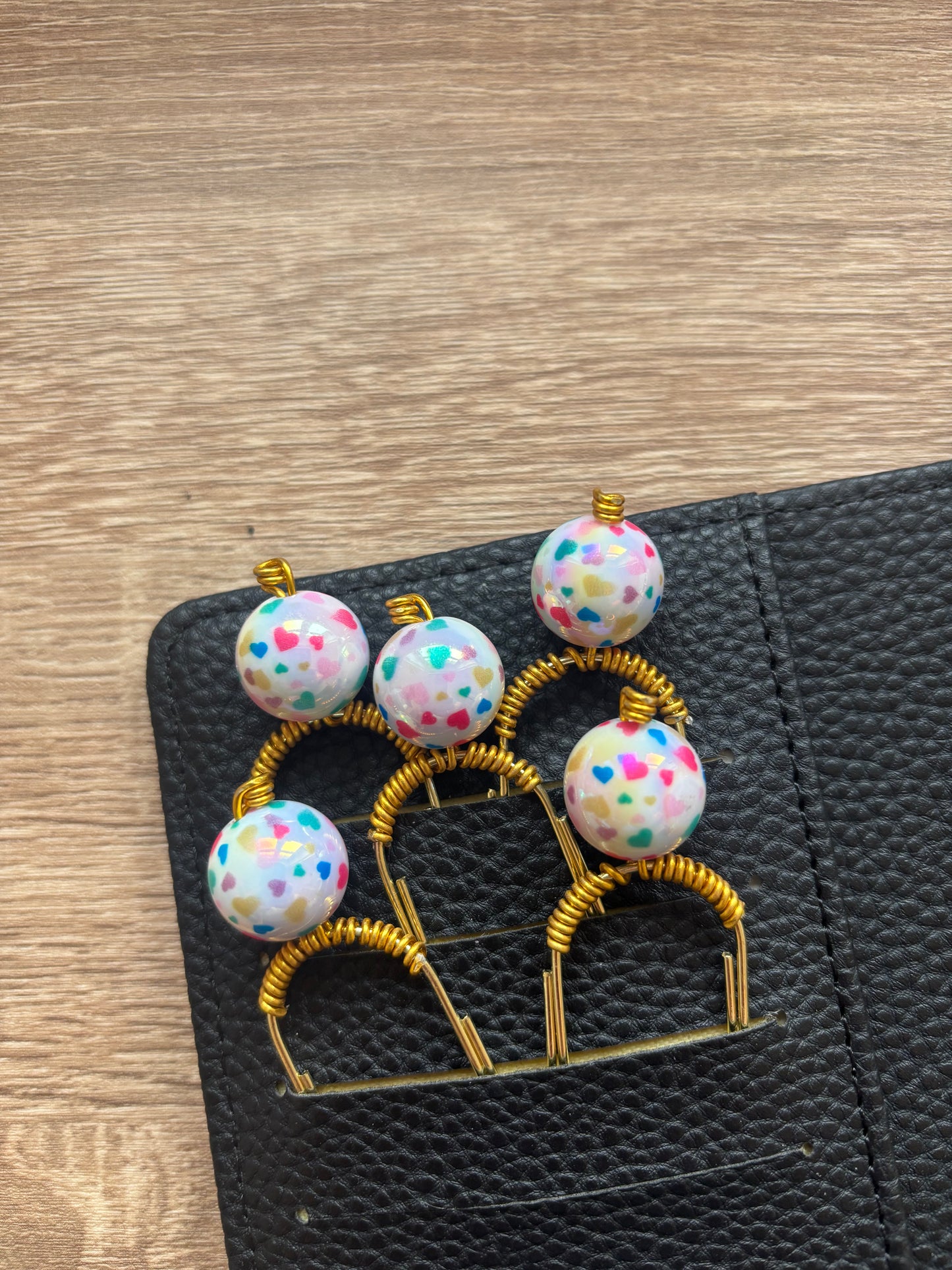 Sugar Pearl Heart Charm