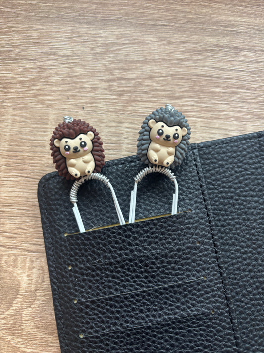 Hallie Hedgehog Binder Charm