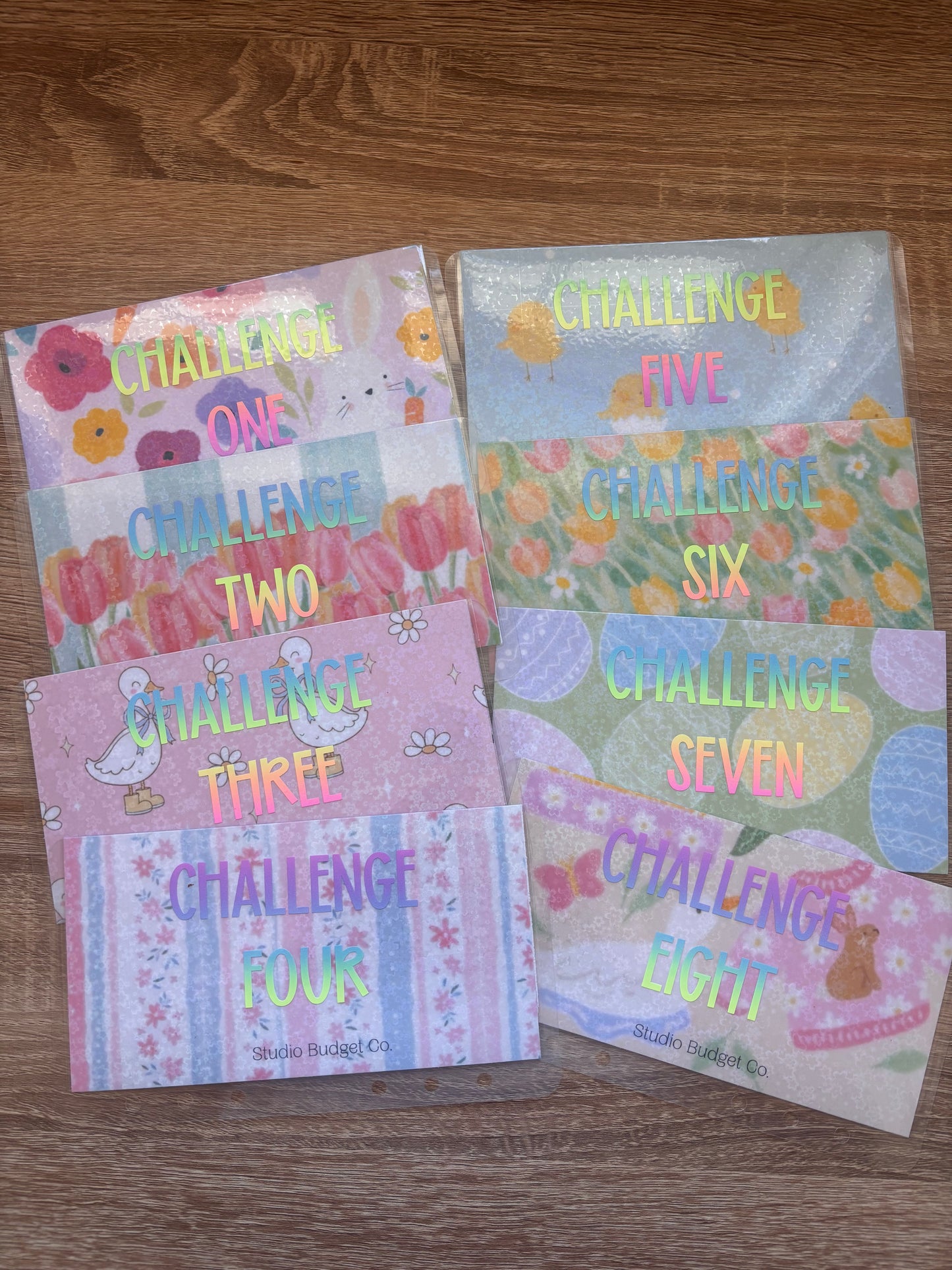 Spring Challenge Envelopes 1-8