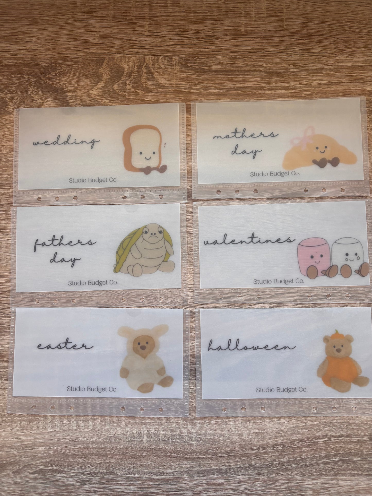 Jelly Bear Seasonal Event Envelopes