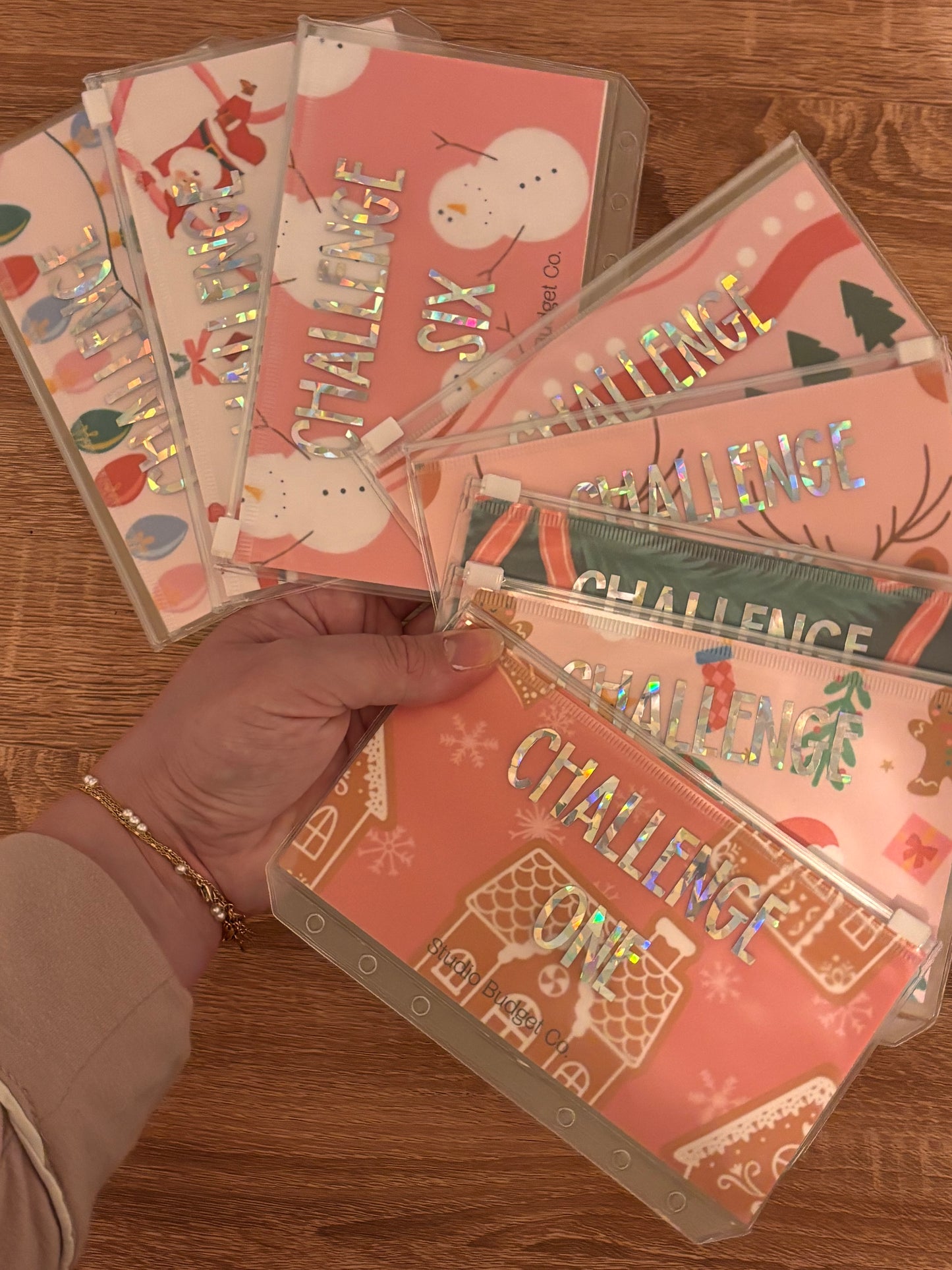 Christmas Challenge Envelopes 1-8
