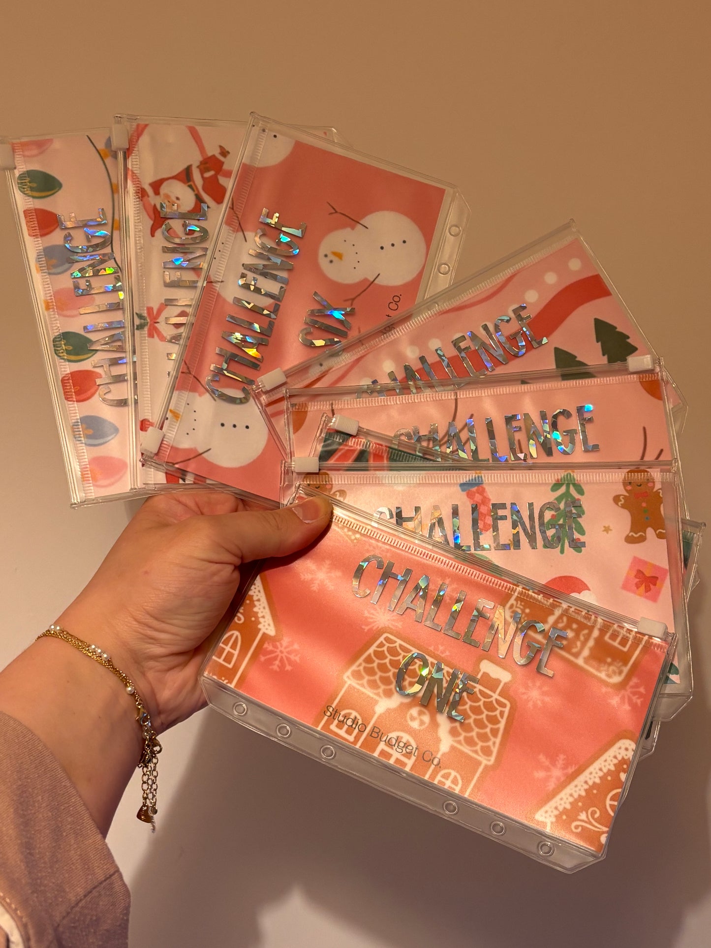Christmas Challenge Envelopes 1-8