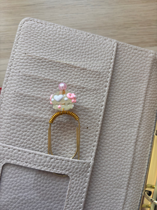 Bows & Hearts Binder Charm