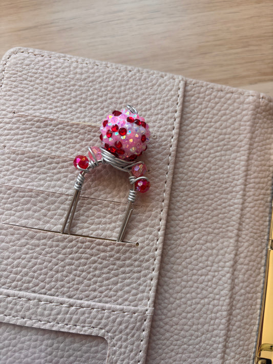Show Me The Shimmer Ball Binder Charm