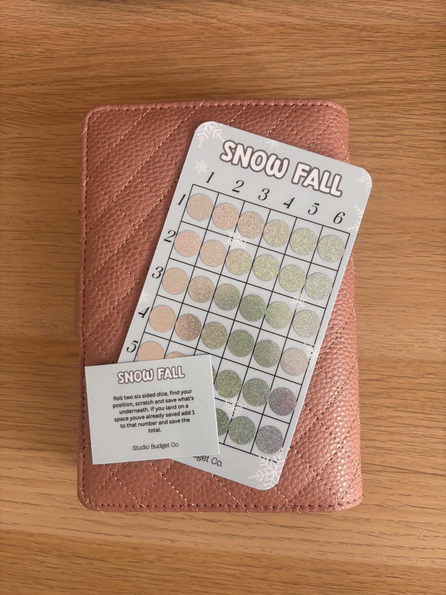 Snow Fall Scratch Off Savings