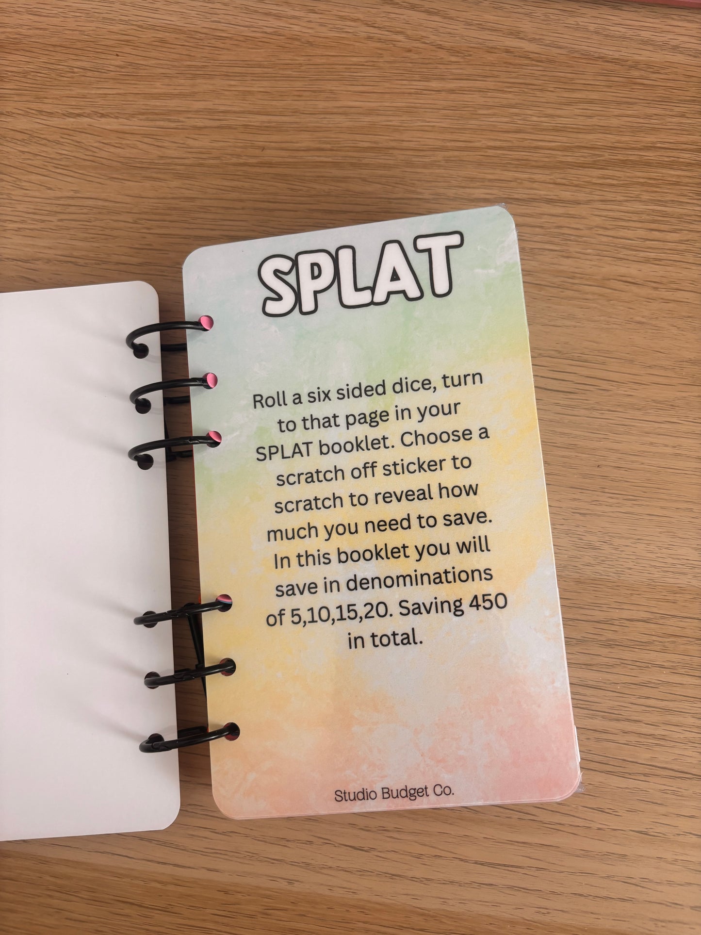 Splat Colour Dice Game