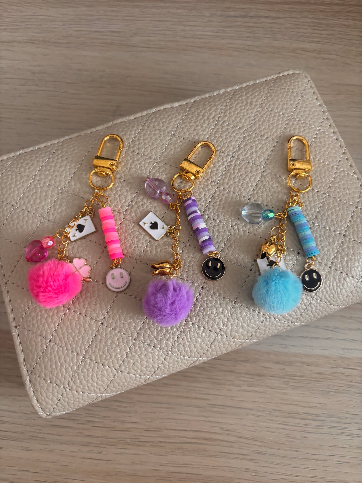 Pop of Colour Binder Keyrings