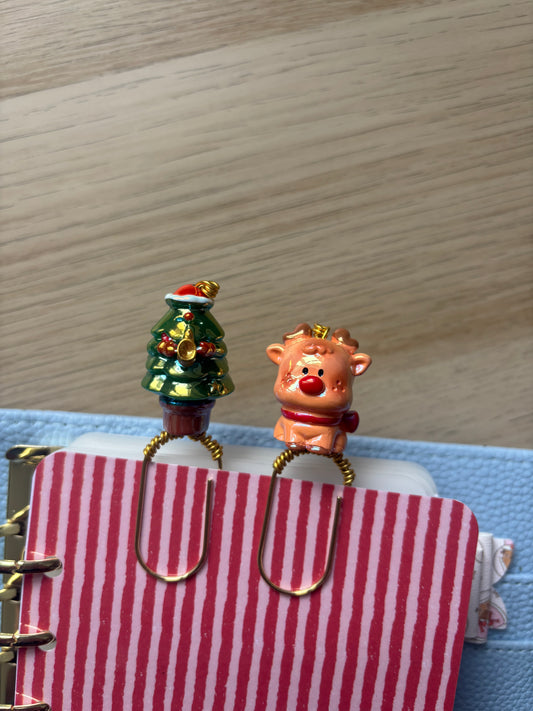 Large Christmas Binder Charms