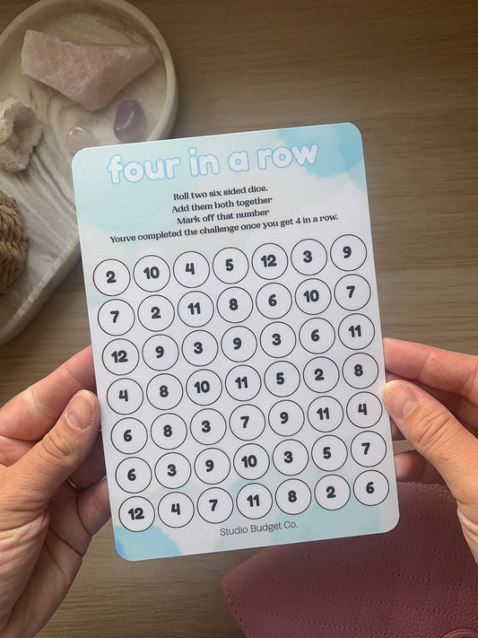 Four In A Row Savings Challenge