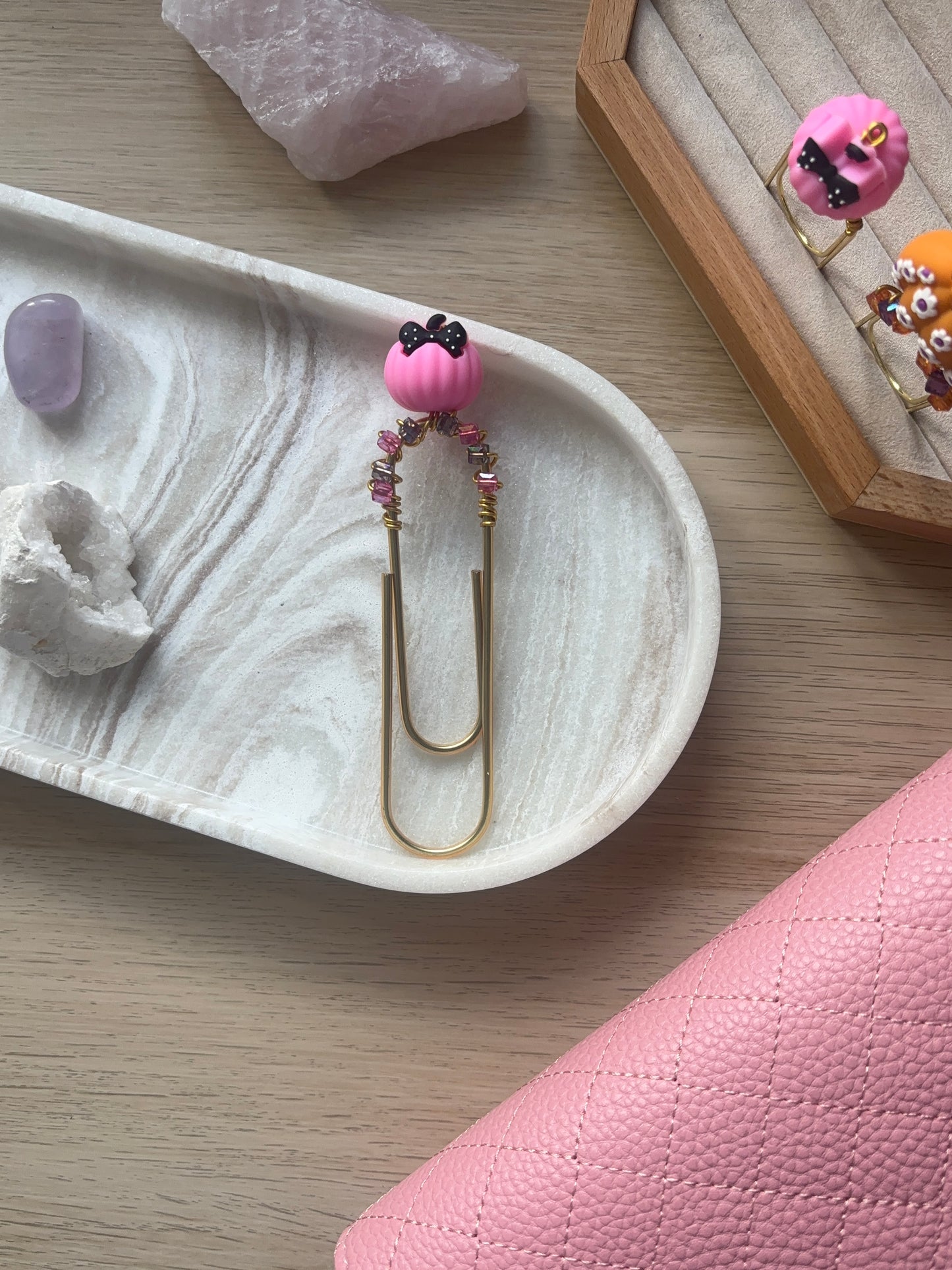Pretty Pumpkin Binder Charm